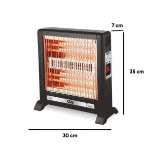 DEVRİLME EMNİYETLİ CVS DN 3016 FOKUS ELEKTRİKLİ ISITICI 4 ÇUBUK QUARTZ 1000 WATT