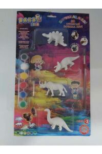 Bakbi Toys Bakbi Hayvanlar Alemi Yıkanabilir 3D Oyuncak Boyama Seti