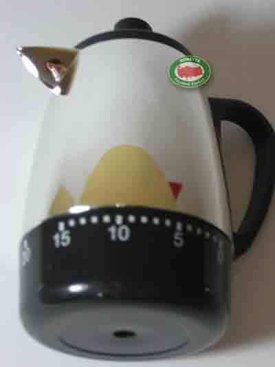 MUTFAK ZAMAN SAATİ KETTLE MODEL (60 dk süreli)