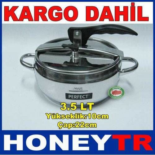 SPR ÇELİK DÜDÜKLÜ TENCERE 3.5LT ÇİFT GÜVENLİK