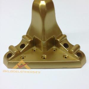 11cm YÜKSEKLİĞİNDE 4adet SAĞLAM DAYANIKLI DOLAP KİTAPLIK ÇEKYAT AYAĞI GOLD ALTIN SARISI -2