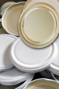 5 adet Cam Konserve BüyükBoy 102mm Kavanoz Kapağı Paslanmaz Metal 10cm Büyük Boy Cam Kavanozlar için