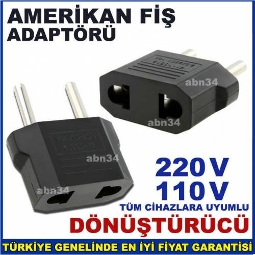 Amerikan Fişi Dönüştürücü Adaptör Çevirici Üniversal Fiş Çevirici