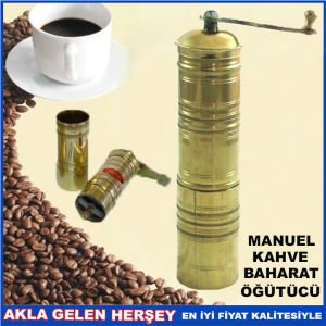 EL DEĞİRMENLİ DEKORATİF KAHVE VE BAHARAT ÖĞÜTÜCÜ