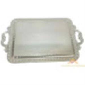 Paslanmayan Kararmayan Gümüş Kaplama Çay-Kahve Tepsisi 50x30cm