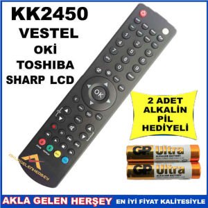 VESTEL LCD-PLAZMA TELEVİZYON KUMANDASI KK2450