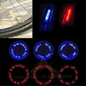 BİSİKLET TEKERLEĞİNDE YAZI YAZAN LED SİBOP IŞIĞI