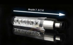 BİSİKLET TEKERLEĞİNDE YAZI YAZAN LED SİBOP IŞIĞI