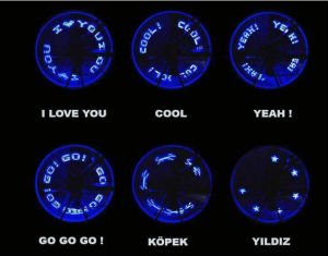 BİSİKLET TEKERLEĞİNDE YAZI YAZAN LED SİBOP IŞIĞI