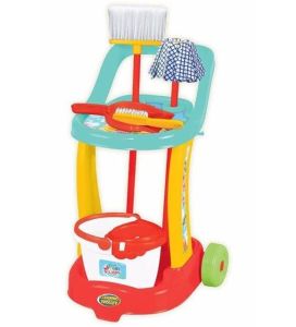 Candy Ken Oyuncak Temizlik Seti Arabası 9 Ana Parça +3 Yaş