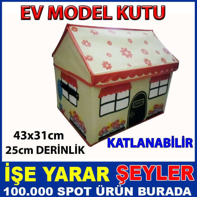 EV MODEL KATLANABİLİR ÇOK AMAÇLI KUTU