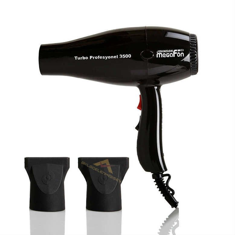 Johnson 3200 Megafön Turbo 220-240 Volt 2400 Watt Profesyonel Saç Kurutma Makinesi