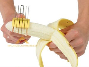 TAM OTOMATİK ÇELİK BIÇAKLI MUZ DİLİMLEYİCİ