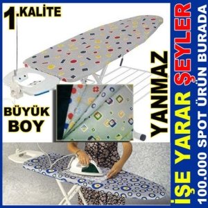 1. KALİTE BÜYÜK BOY YANMAZ ÜTÜ MASASI BEZİ