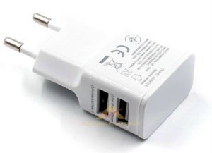 ÇİFT USB ÇIKIŞLI DUAL EV İŞYERİ DUVAR ŞARJI -1