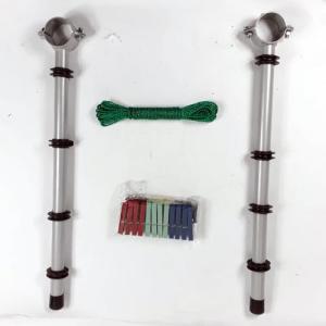 Küpeşte Profiline Monte Döner Makaralı Balkon Çamaşır Kurutmalığı İp+Mandal 