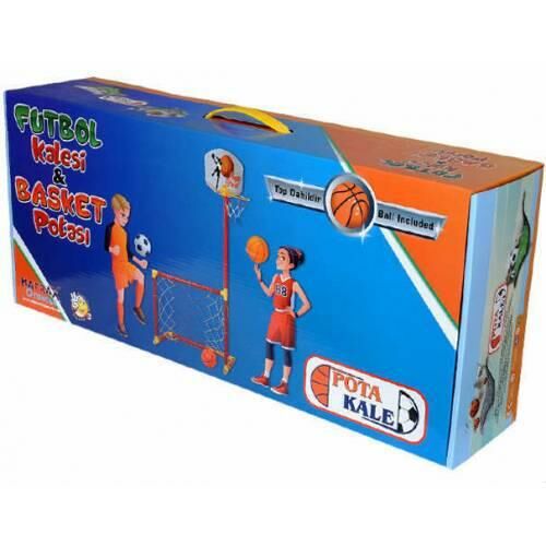Oyuncak Portatif  Kale ve Basket Potası Futbol Basketbol Oyuncak