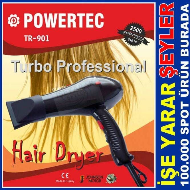 POWERTWCH TR-901 PROFESYONEL FÖN MAKİNASI