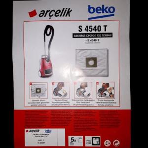 Beko S 4540 T Elektrikli Süpürge Sentetik 5 Adet Toz Torbası 