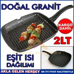 Ücretsiz Kargo ALÜMİNYUM DÖKÜM SAĞLIKLI GRANİT IZGARA TAVASI
