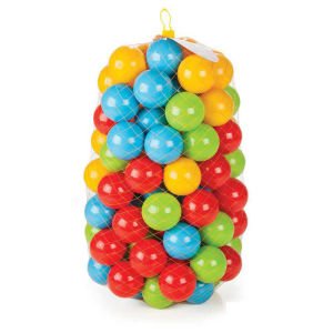 Rengarenk 100 adet çocuk havuz topu,çocukların vazgeçilmez eğlencesi.8cmØ,100ad renkli parti topları