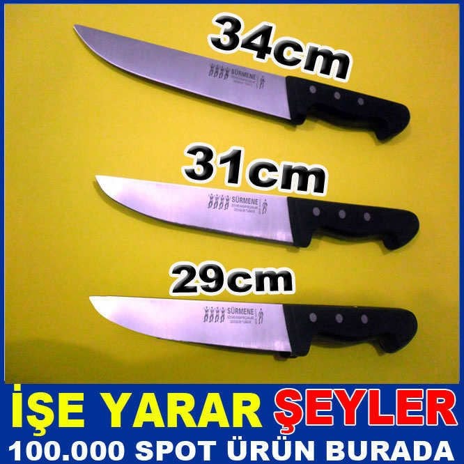 29cm ORJİNAL SÜRMENE ÇELİK KURBAN BIÇAĞI