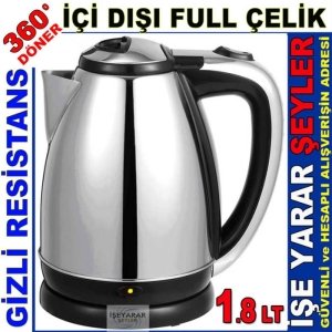 ÇELİK KETIL GİZLİ RESİSTANSLI SU ISITICI 1.8 LT