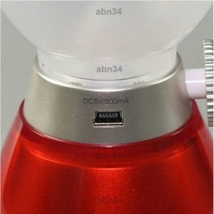 Işık Seviyesi Ayarlı Şarjlı Gece Lambası Retro Led Lamba Üflemeyle Yanıp Sönen Nostaljik İdare Lamba