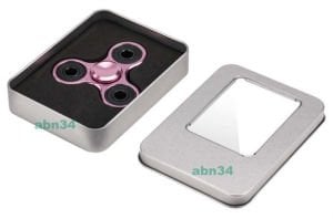 Full Çelik Metal Stres Çarkı Çelik Rulmanlı Orjinal Fidget Spinner 3 Kanatlı Ultra Anti Stres Çarkı