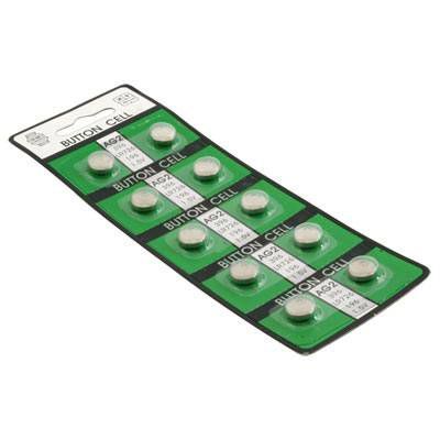 10adet AG2 LR726 396 SR726 196 ALKALİN DÜĞME PİL