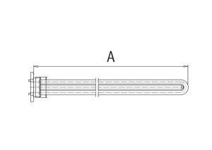 2000W 35CM Güneş Enerjisi Rezistansı Ø8.5mm Ci-Ni K101 Kalite Orjinal Paslanmaz Türk Malı Resistanz