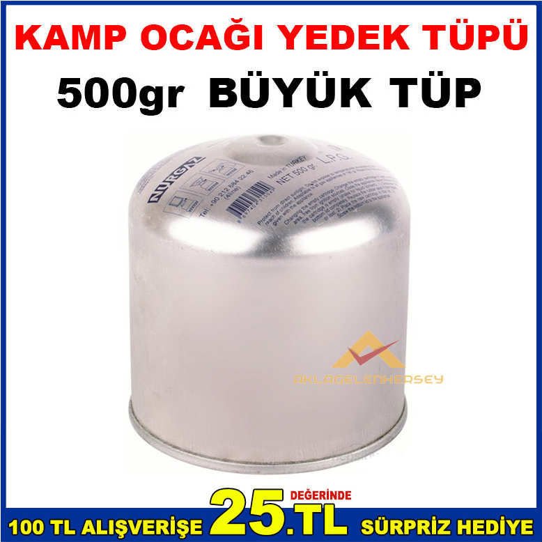 500gr. BÜYÜK BOY KAMP OCAĞI KARTUŞ YEDEK TÜP
