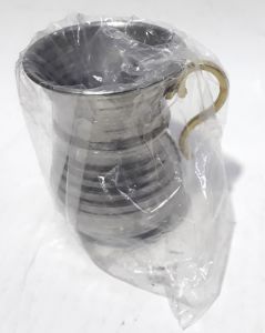 Pirinç Kulplu Çelik Dövme 4 Adet Mat Çelikten İnce Belli Kupa Kaliteli Malzemeden Üretilmiştir