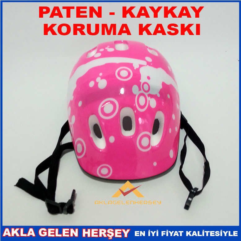 PATEN-KAYKAY ve BİSİKLET KORUMA KASKI PEMBE