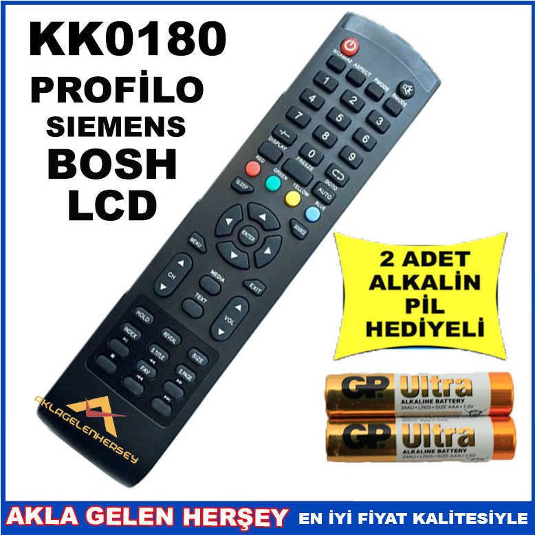 PROFILO-BOSH LCD TELEVİZYON KUMANDASI KK0180