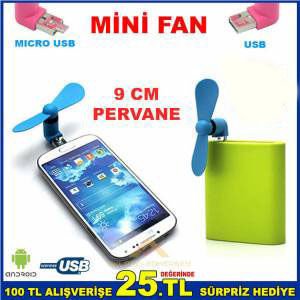 MİKRO USB GÜÇ KAYNAKLI SERİNLETİCİ FAN SAMSUNG ile MİKRO USBli TÜM TELEFONLARA TAKILAN VANTİLATÖR -2