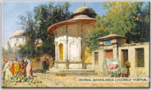 100x70cm ÇERÇEVELİ CANVAS TABLO OSMANLI TBL -745