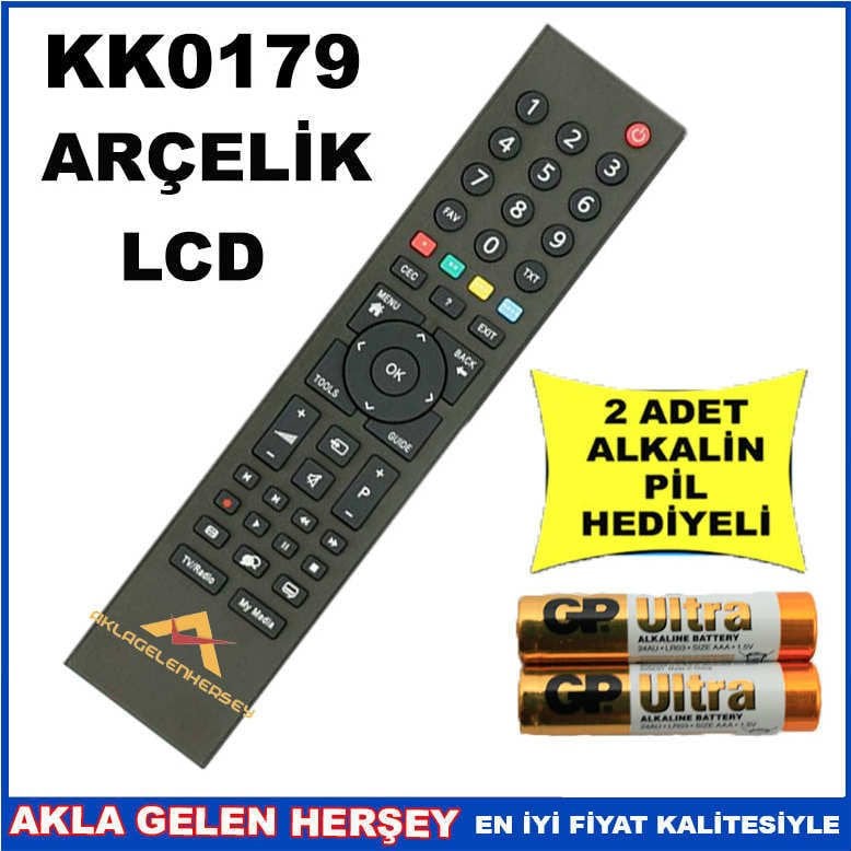 ARÇELİK LCD-PLAZMA TELEVİZYON KUMANDASI KK0179