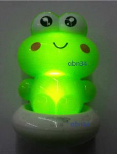 Kurbağa Model Aç Kapa Anahtarlı Prize Takılan Soft Işık Sarfiyatsız Led Çocuk Odası Gece Lambası -2