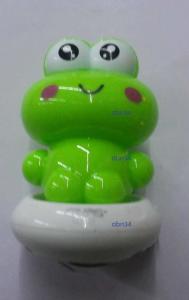 Kurbağa Model Aç Kapa Anahtarlı Prize Takılan Soft Işık Sarfiyatsız Led Çocuk Odası Gece Lambası -2