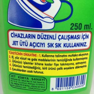 Ütü Açıcı Sıvı Buharlı Ütü ve Kazanlı Ütü Kireç Temizleyici Sıvı