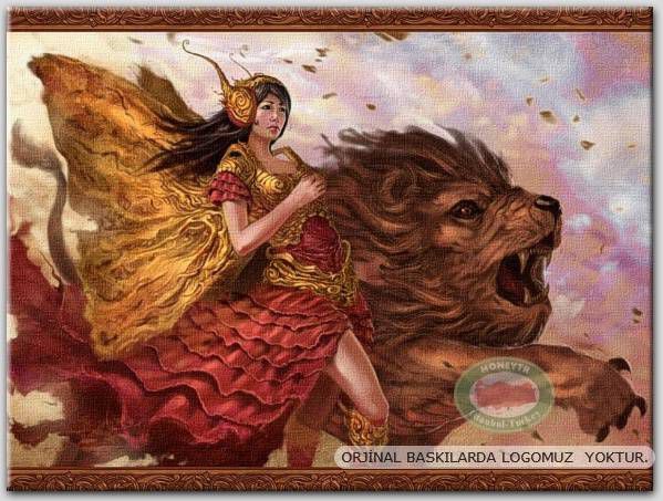 100x70cm ÇERÇEVELİ CANVAS TABLO FANTASY C001 436