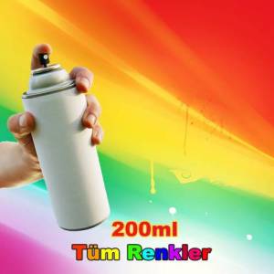 1. Kalite Büyük Boy 200ml Sprey Boya Araba, Motor, Beyaz Eşya Tamiri İçin Tüm Renkler Mevcut