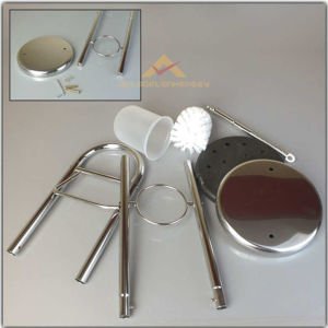 64cm PASLANMAZ KROM WC KAĞITLIĞI TUVALET FIRÇASI