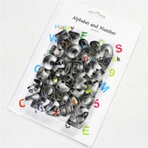 Alfabe Harf Pasta,Bisküvi ve Kurabiye Kalıpları 26 Adet Mini Metal Süsleme Kalıbı