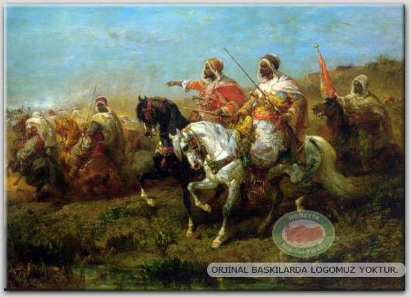 100x70cm ÇERÇEVELİ CANVAS TABLO OSMANLI TBL -740
