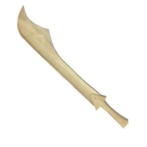 Oyuncak Tahta Osmanlı Kılıcı, Çocuklar İçin 50cm Boyunda Eğitici Ahşap Kılıç