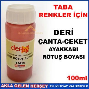 TABA RENK DERİ ÇANTACEKET AYAKKABI RÖTUŞ BOYASI