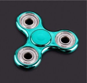 Metal Görünümlü Orjinal Stres Çarkı Çelik Rulmanlı 3 Kanat Özel Plastik Üstü Metal Kaplı Stres Çarkı