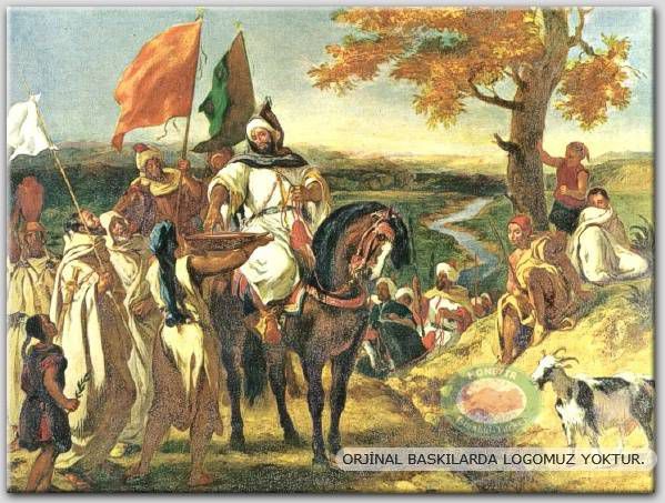 100x70cm ÇERÇEVELİ CANVAS TABLO OSMANLI TBL -739